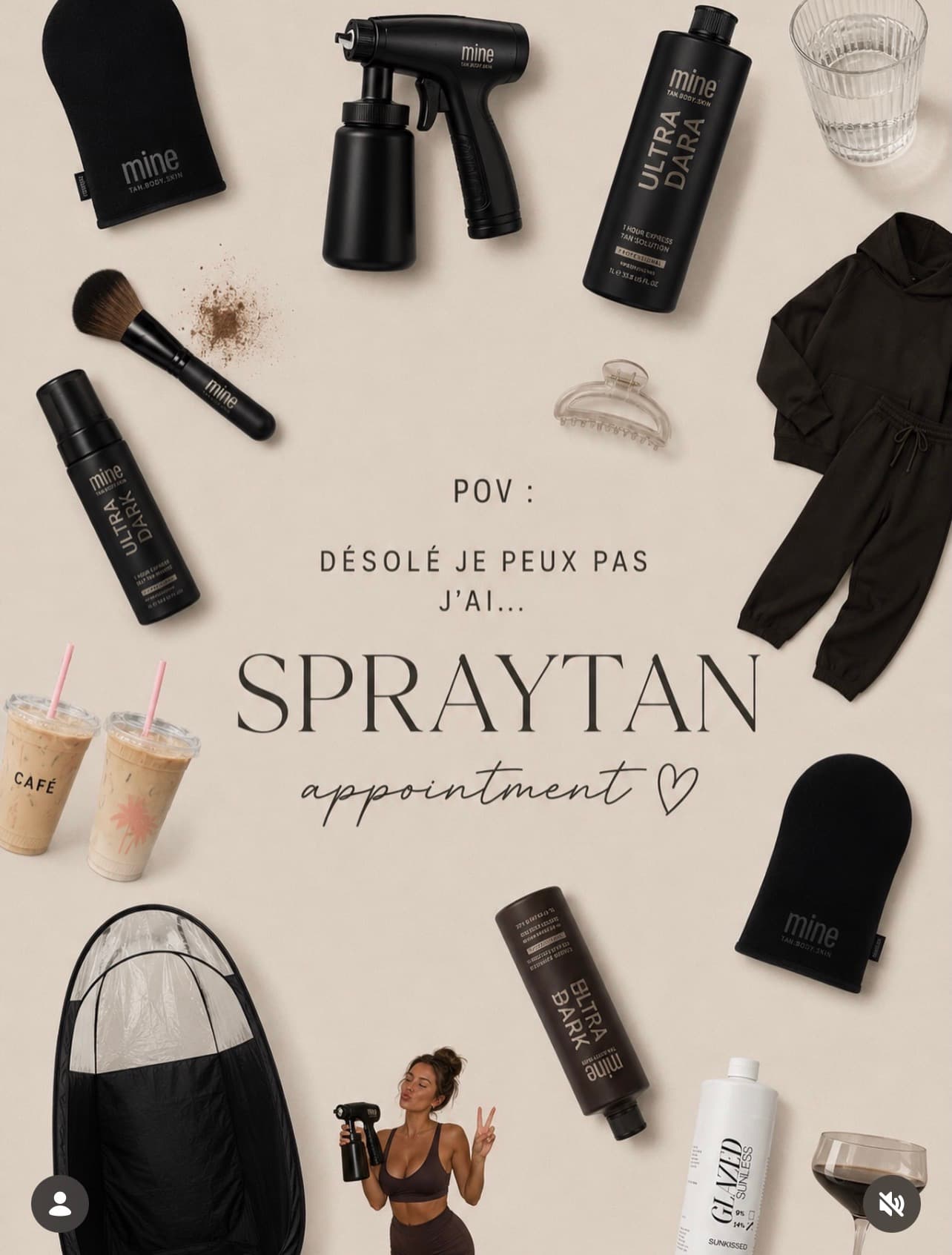 Nécessaire de bronzage par brumisation Ina Bodytan
